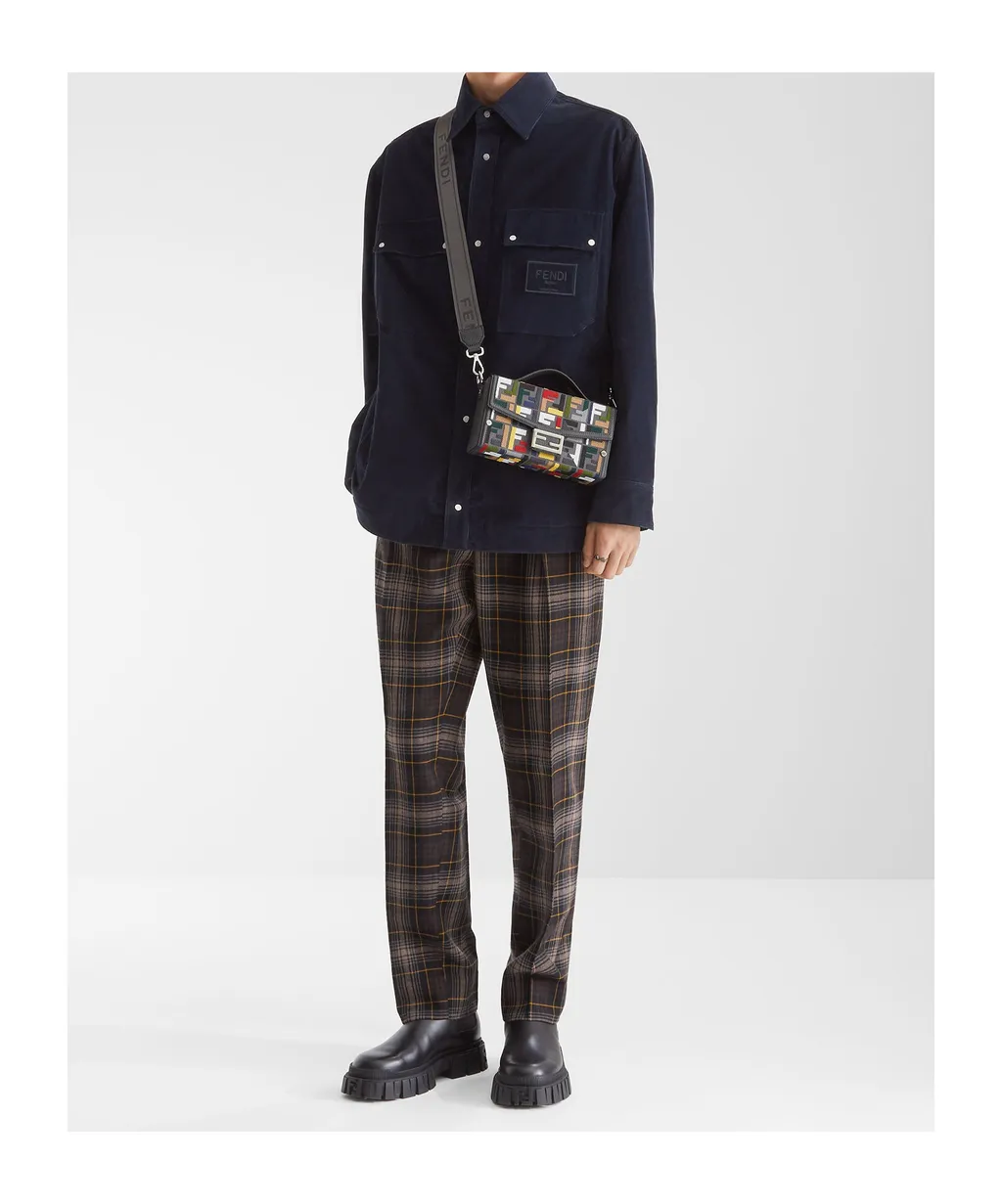 Collared Button-Up Corduroy Blouson