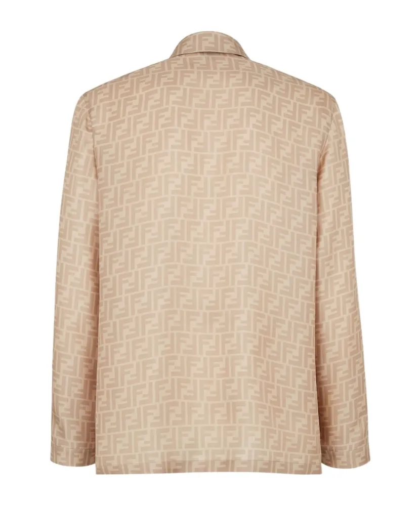 Logo Printed Long Sleeved Shirt
