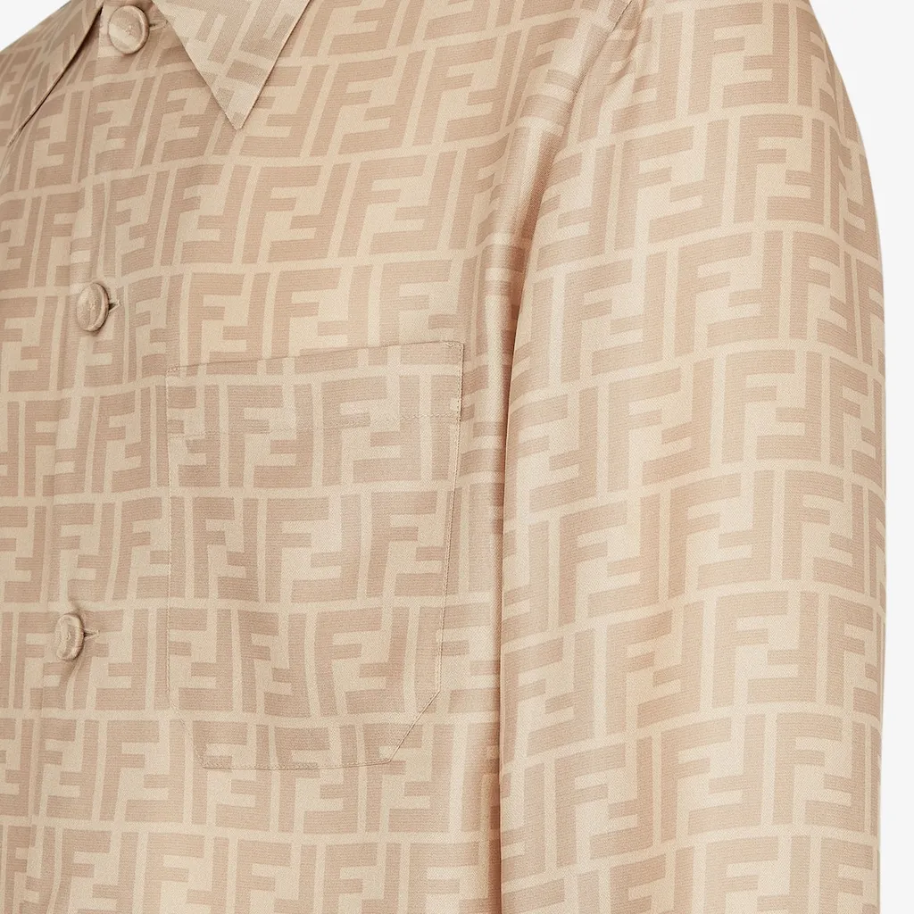 Logo Printed Long Sleeved Shirt