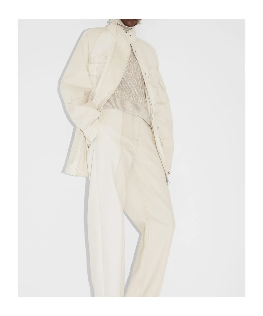 Ff Motif Turtleneck Knit Jumper
