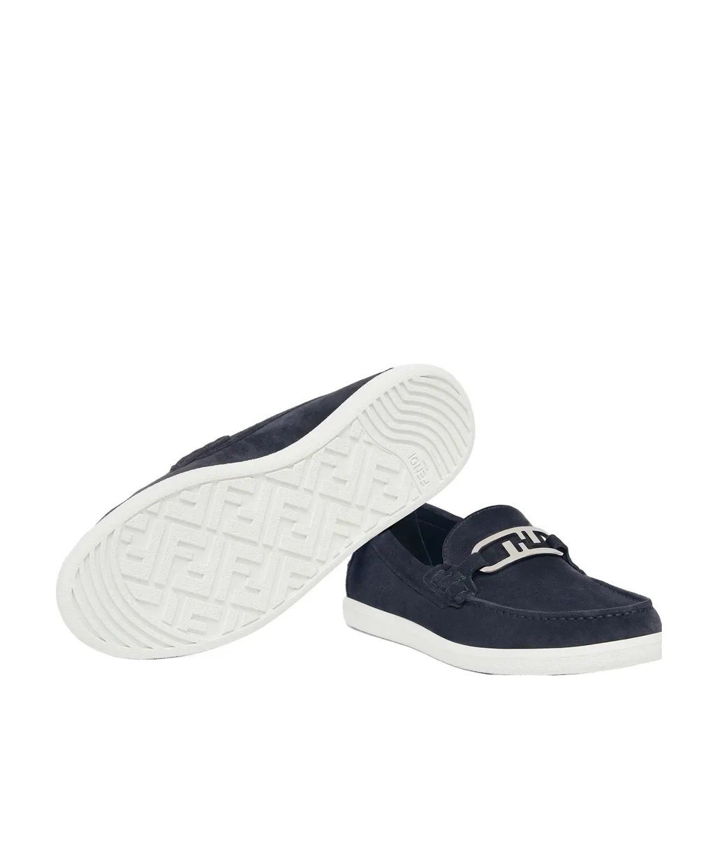 Fendi O'lock Slip-On Loafers