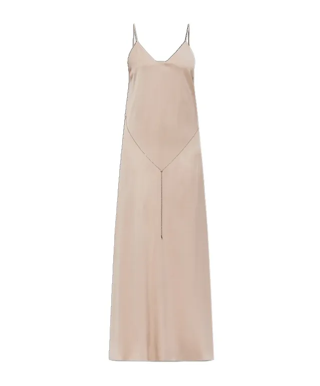V-Neck Sleeveless Maxi Dress