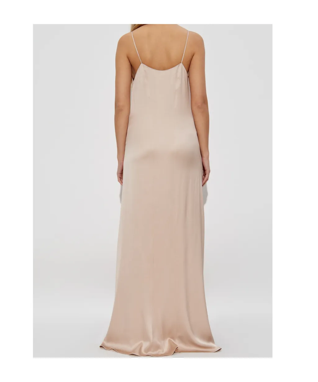 V-Neck Sleeveless Maxi Dress