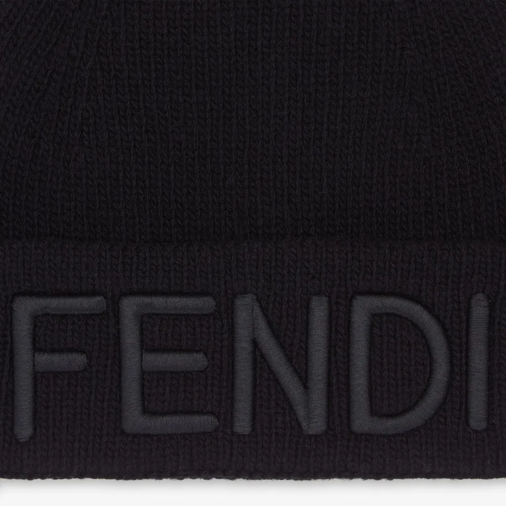 Logo Embroidered Knitted Beanie