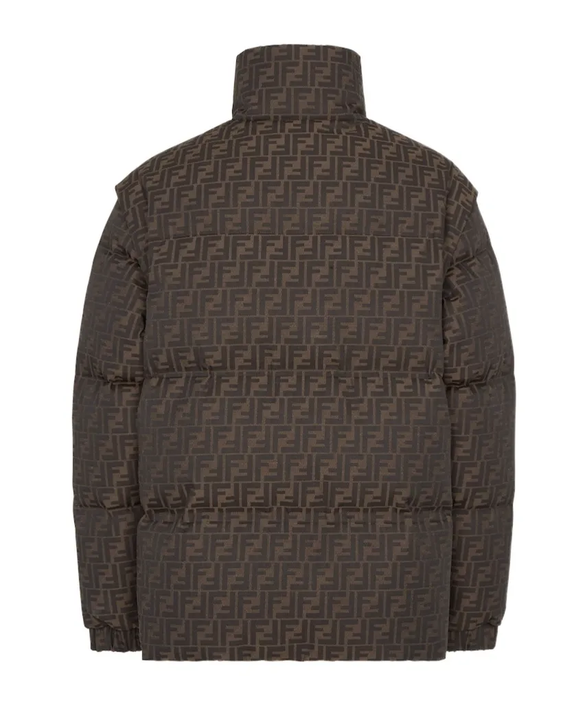 Ff Jacquard Puffer Jacket