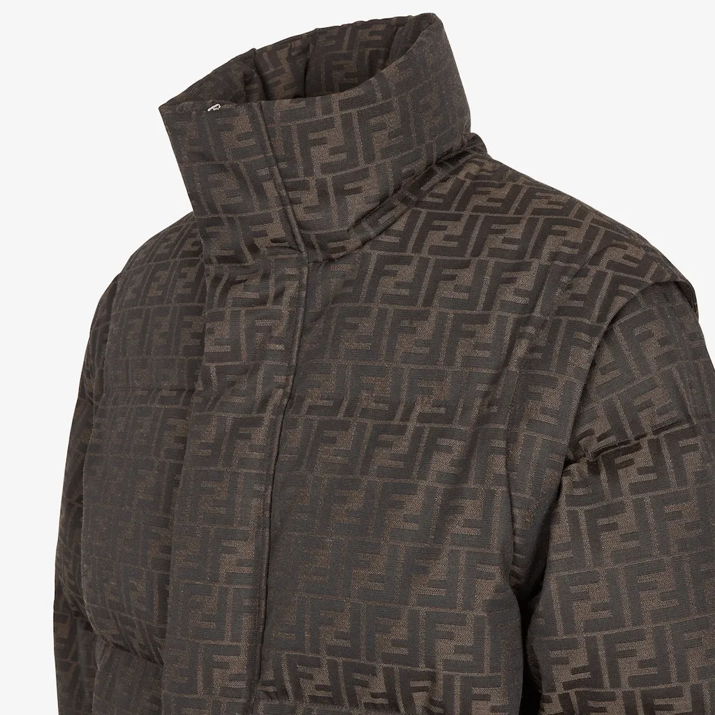 Ff Jacquard Puffer Jacket