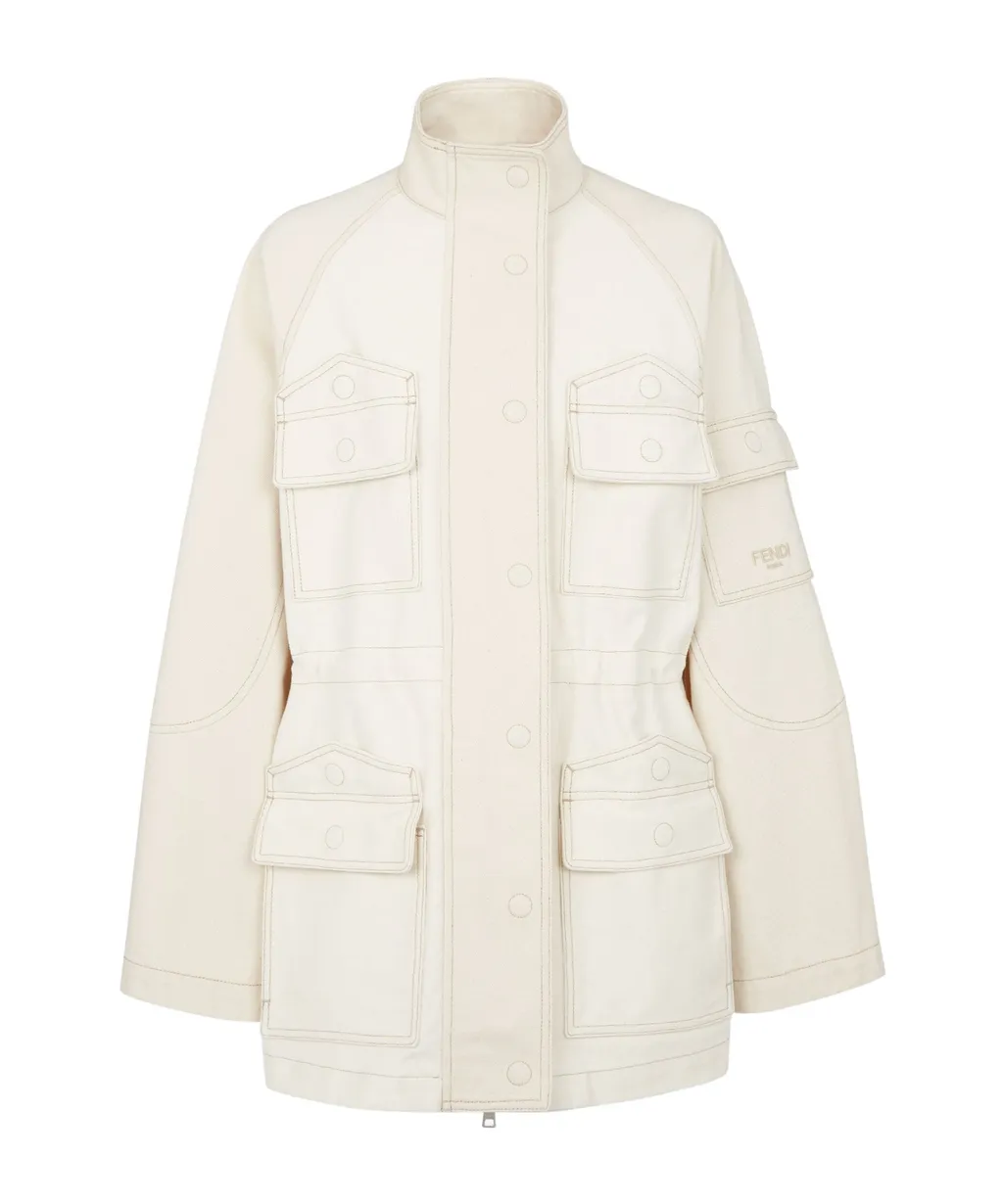 Logo Detailed Long Sleeved Jacket
