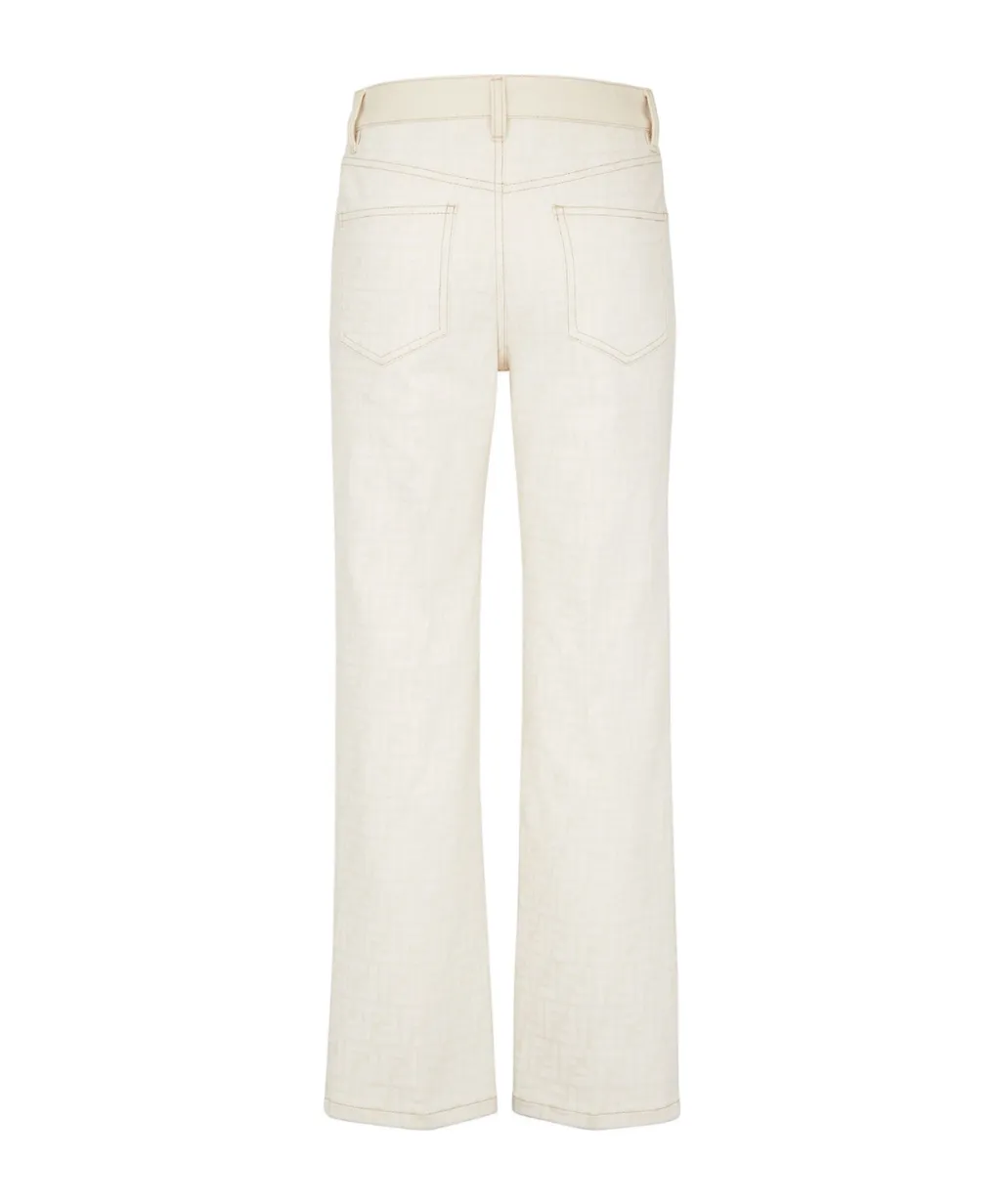 Ff Motif Straight-Leg Jeans