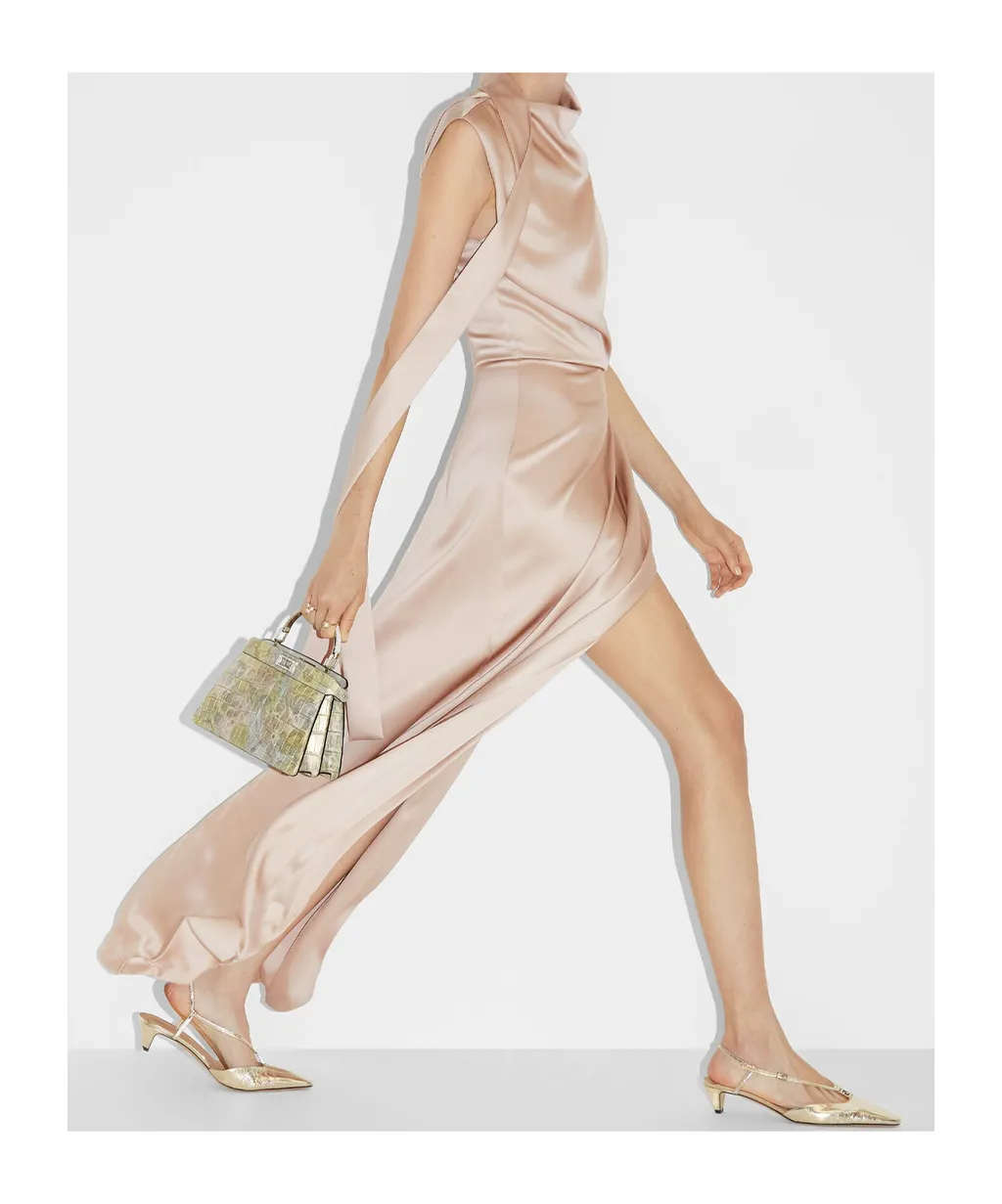 Tied-Bow Sleeveless Maxi Dress