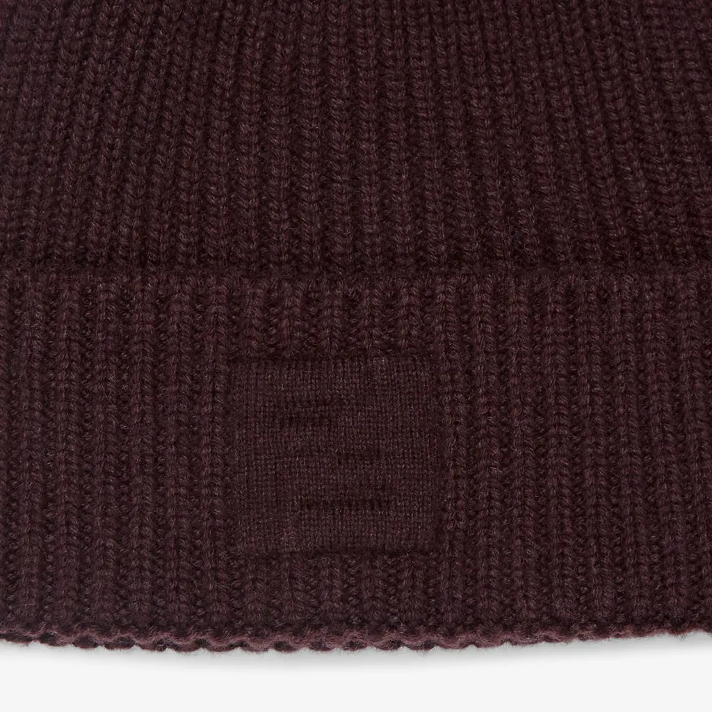 Logo Detailed Turn-Up Brim Beanie