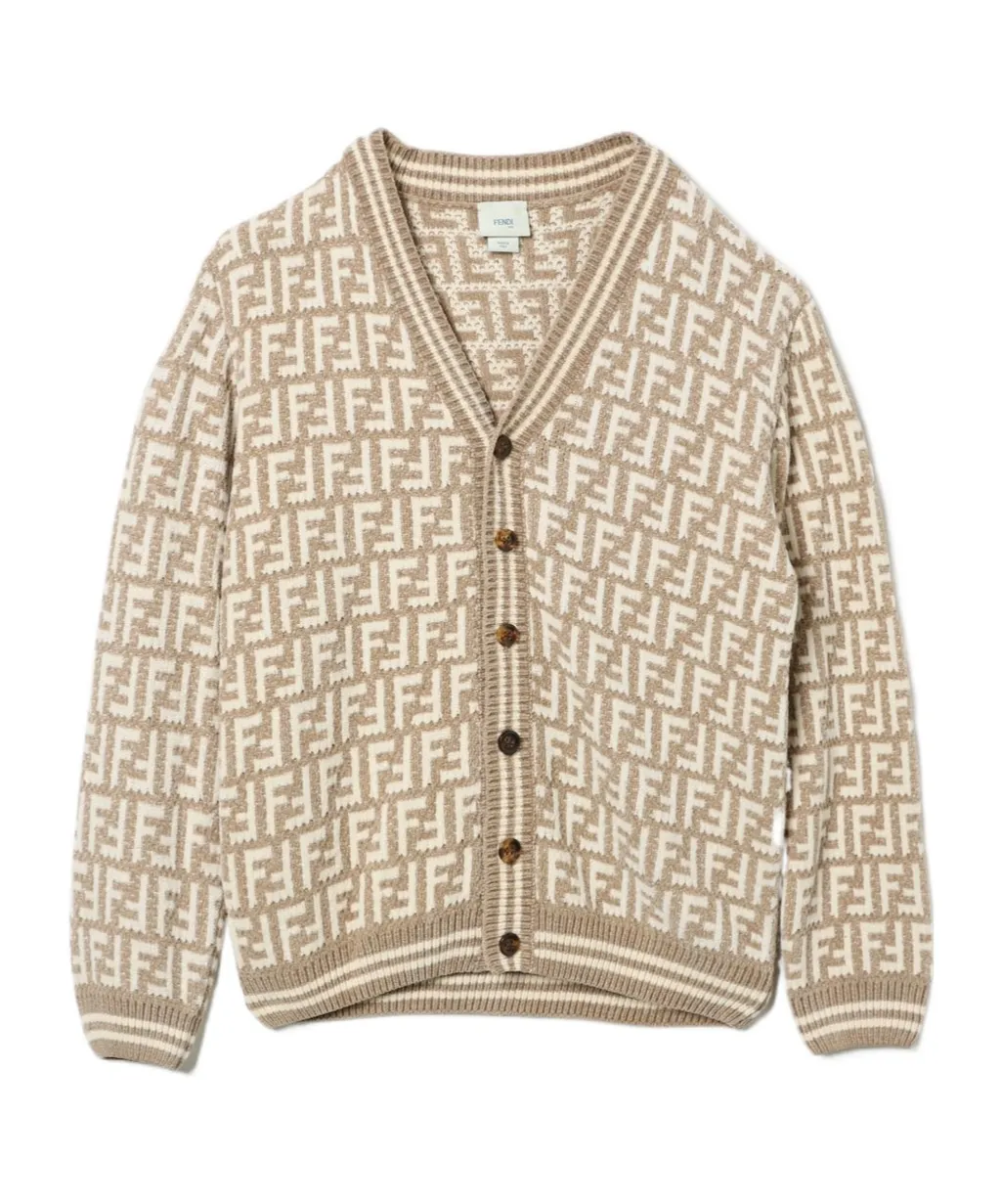 Ff Intarsia Cardigan