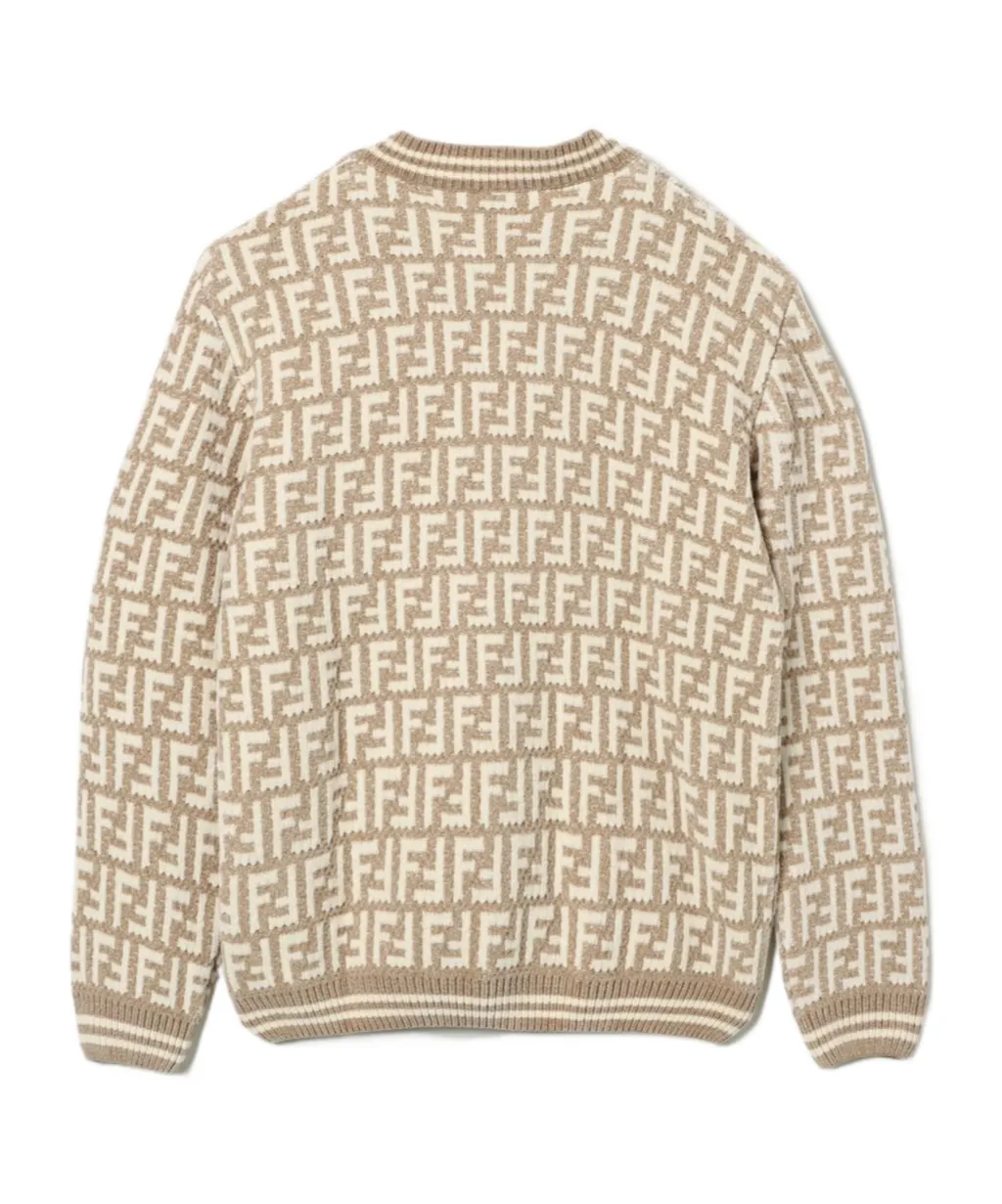 Ff Intarsia Cardigan