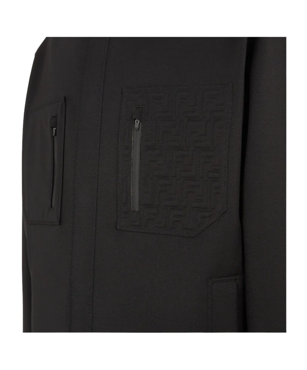 Ff Motif Ski Shirt Jacket