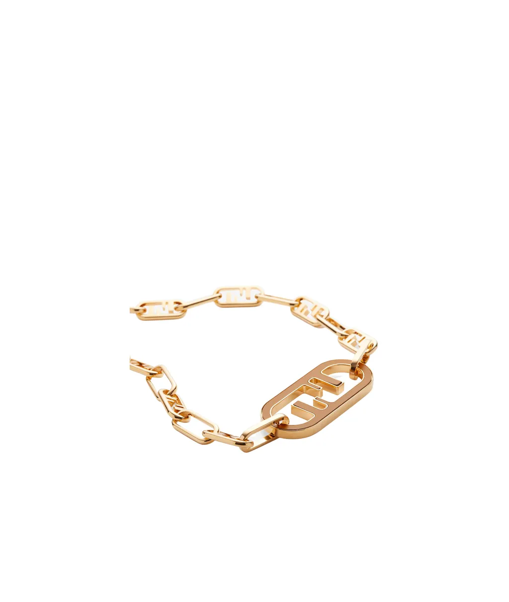 Fendi O'lock Mesh And Oval Clip Choker