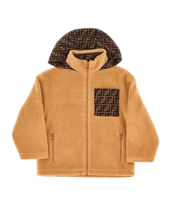 High Neck Zipped Jacket