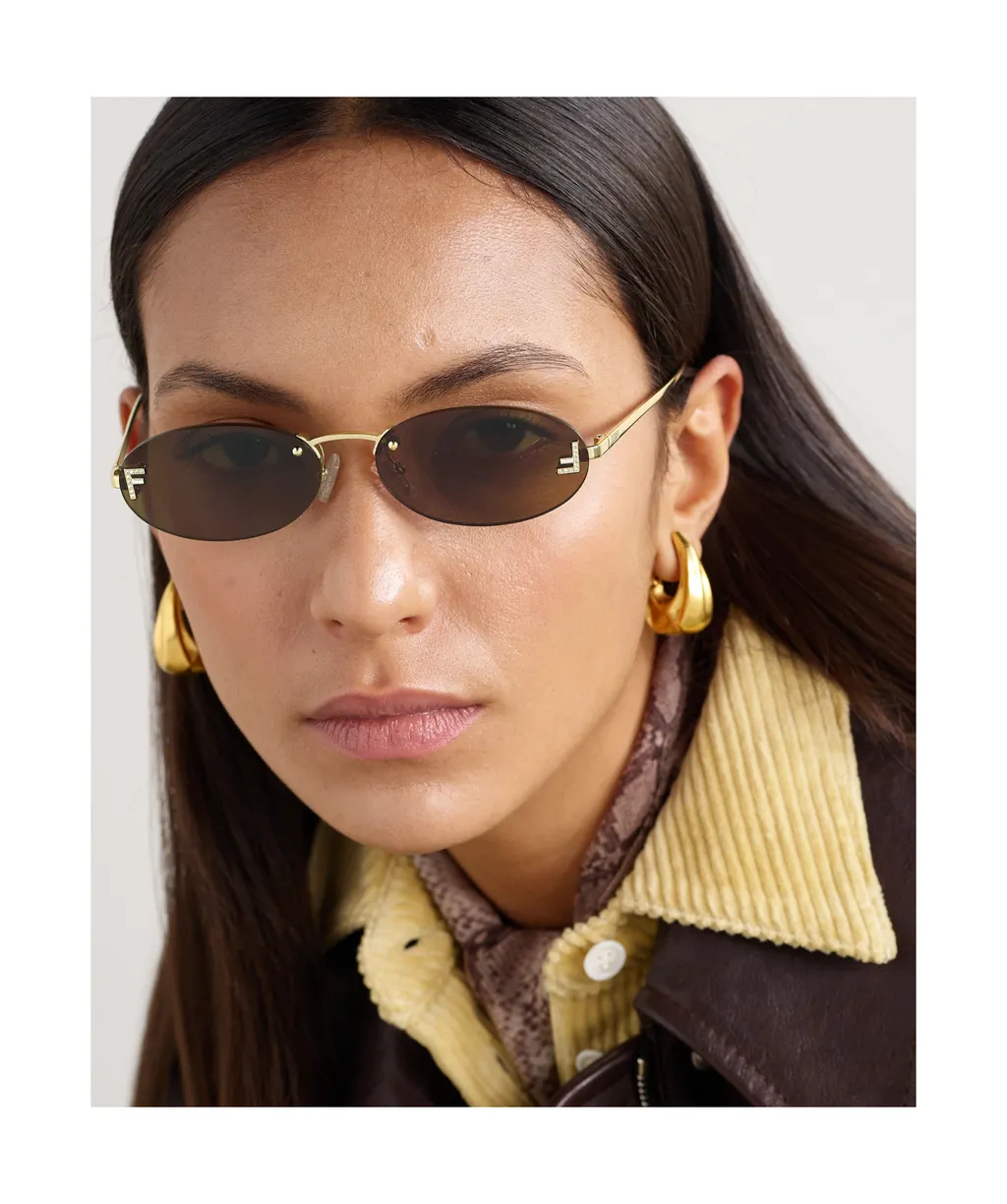 Oval Frame Sunglasses