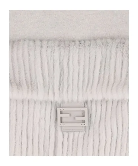 Logo Plaque Hooded Poncho