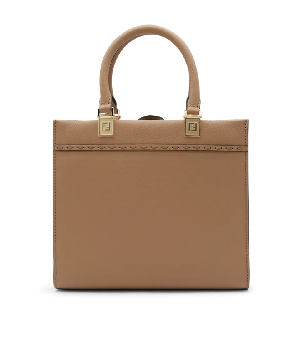 Sunshine Lace-Up Logo Small Top Handle Bag