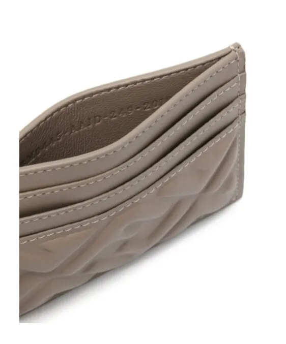 Flat Card Case With Ff Motif