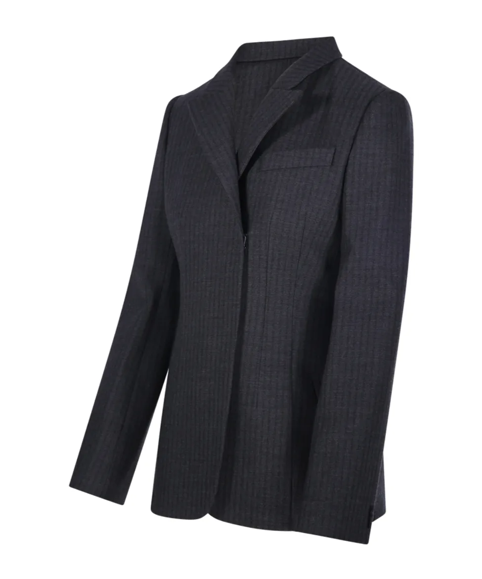 Striped Suit Coat