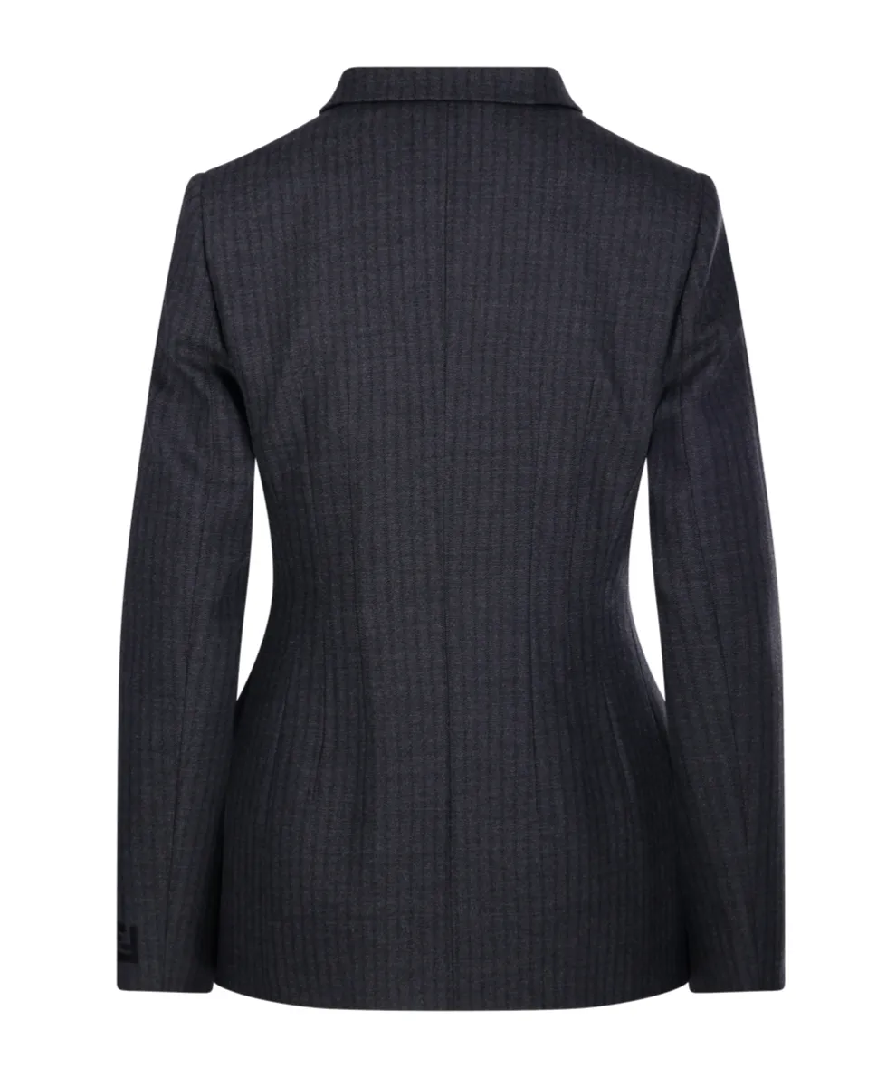 Striped Suit Coat