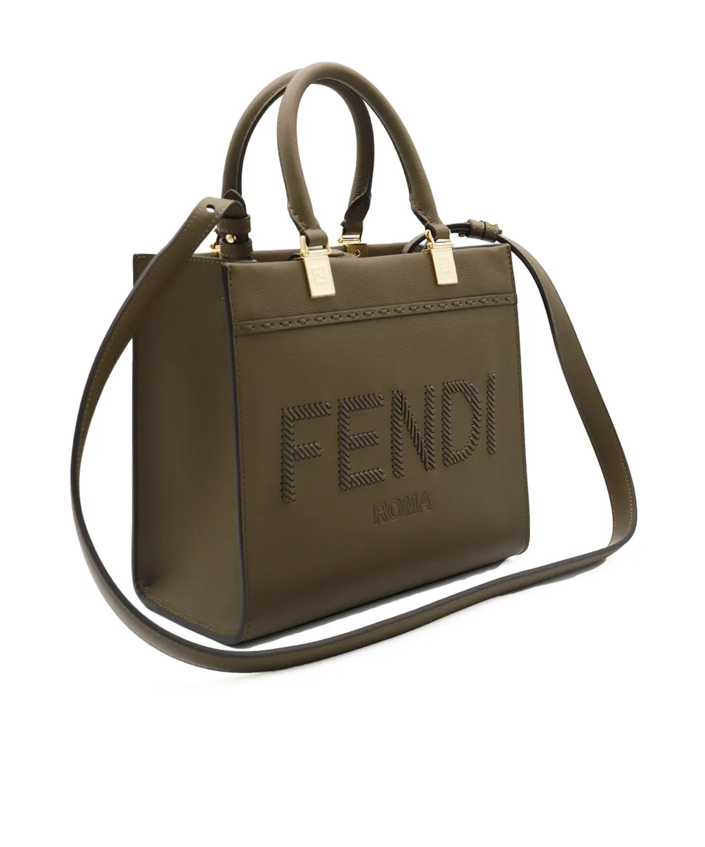 Logo Detailled Top Handle Bag