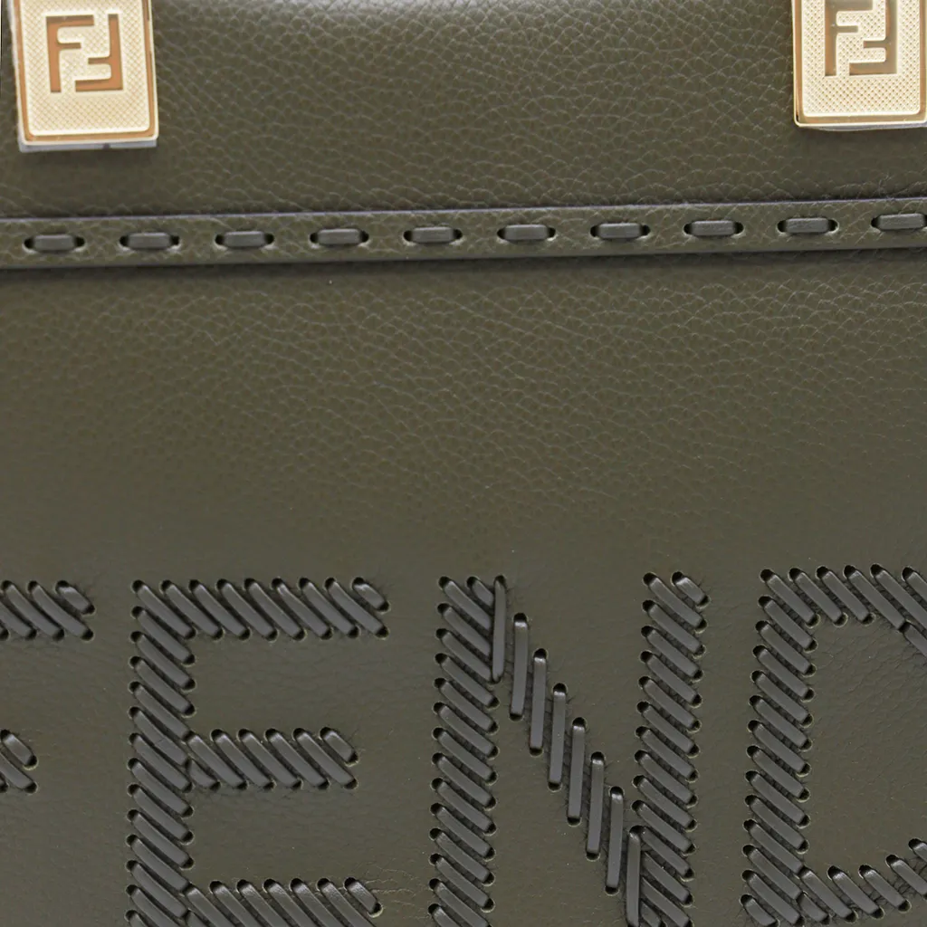 Logo Detailled Top Handle Bag
