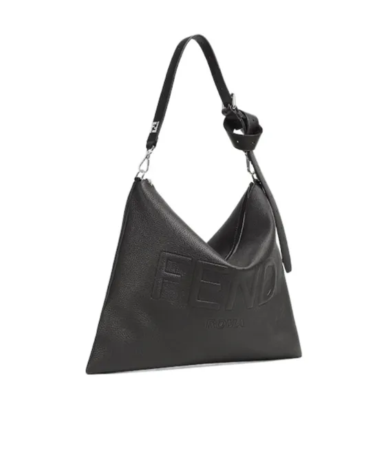 Roma Logo Embossed Tote Bag