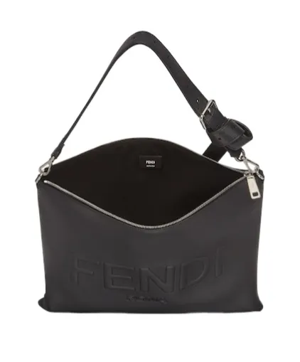 Roma Logo Embossed Tote Bag