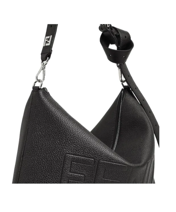 Roma Logo Embossed Tote Bag