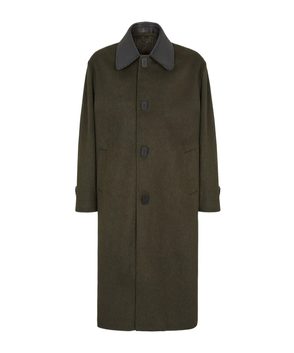 Collared Button-Up Coat