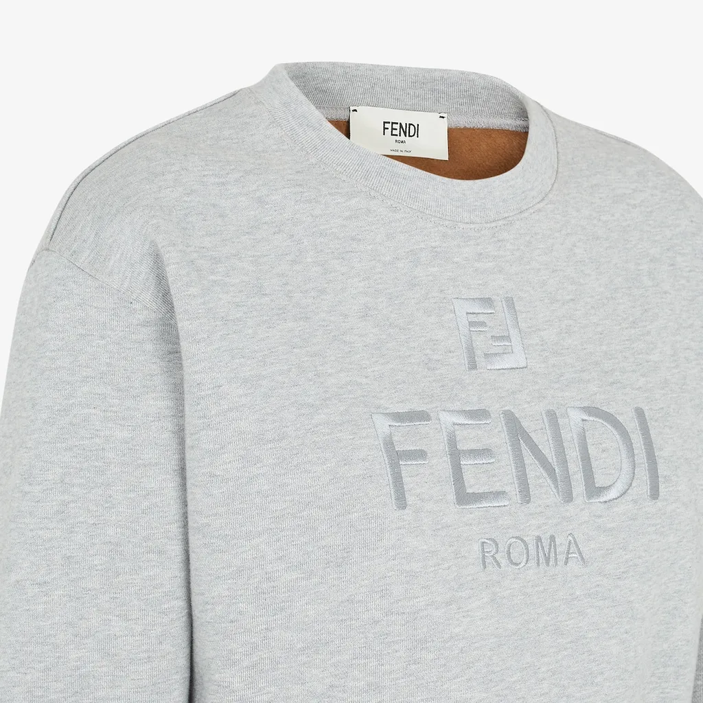 Logo Embroidered Crewneck Sweatshirt