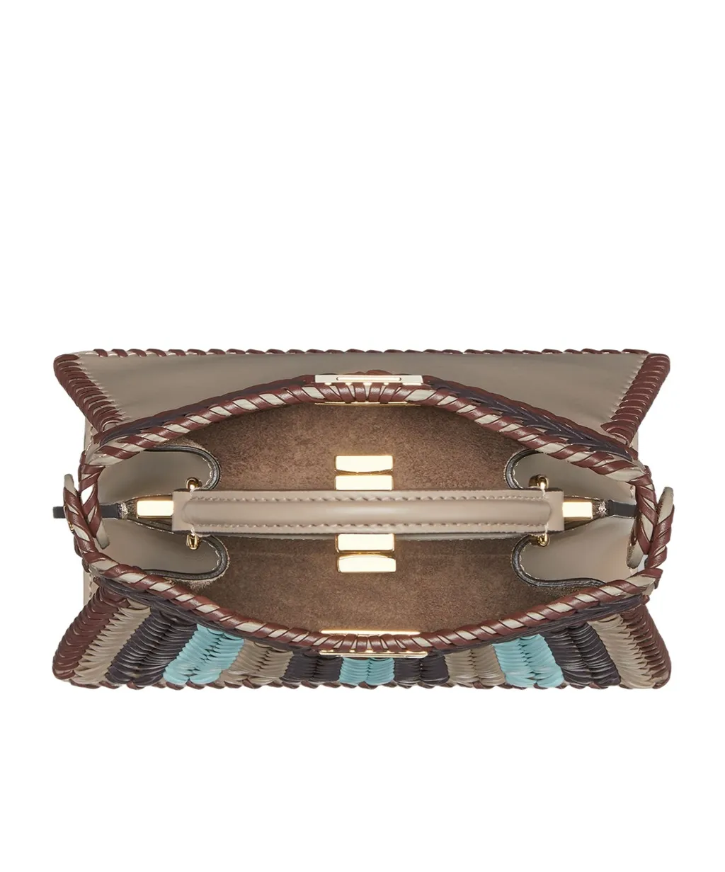 Multicolour Interlaced Leather Bag