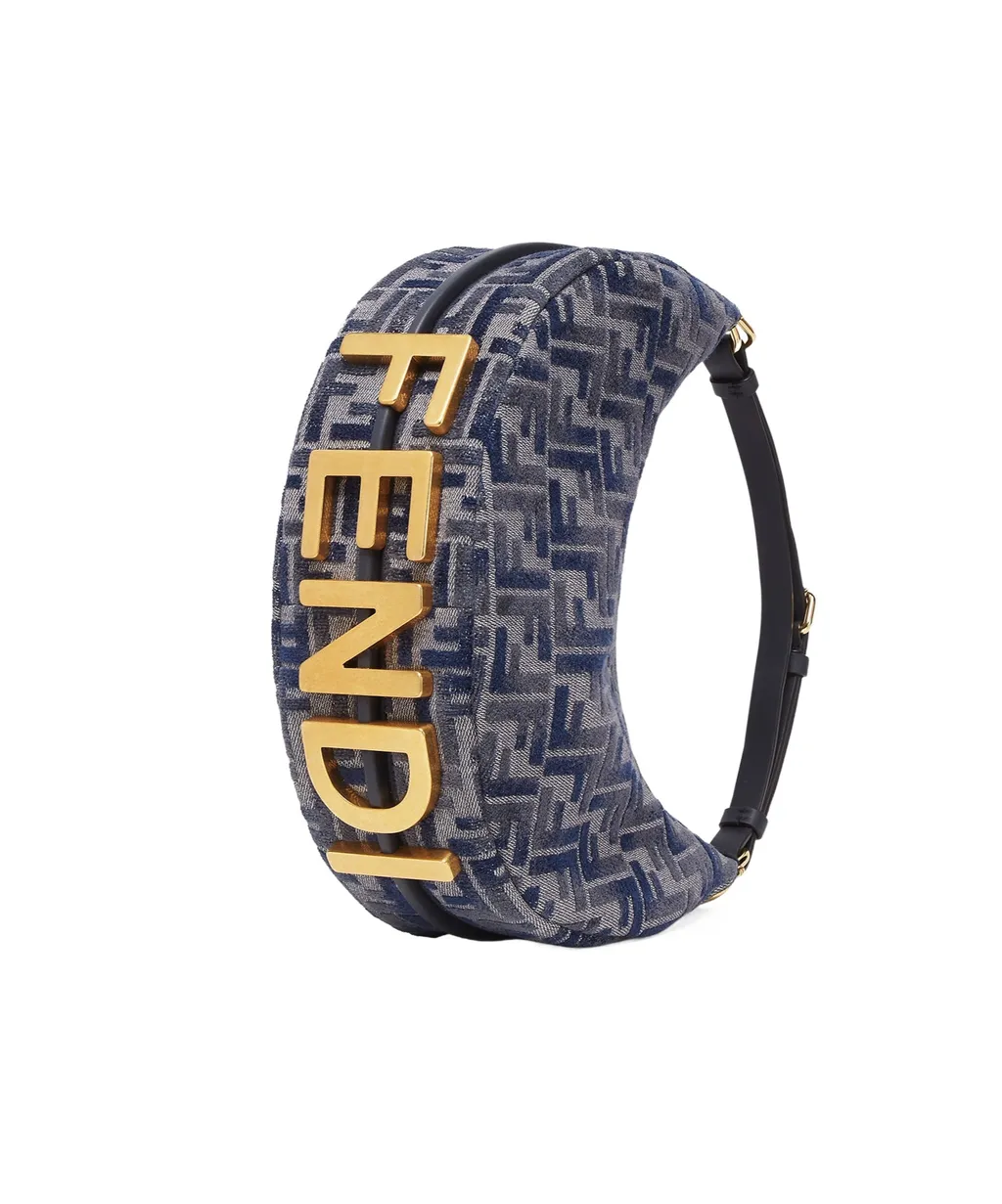Fendigraphy Monogrammed Small Shoulder Bag