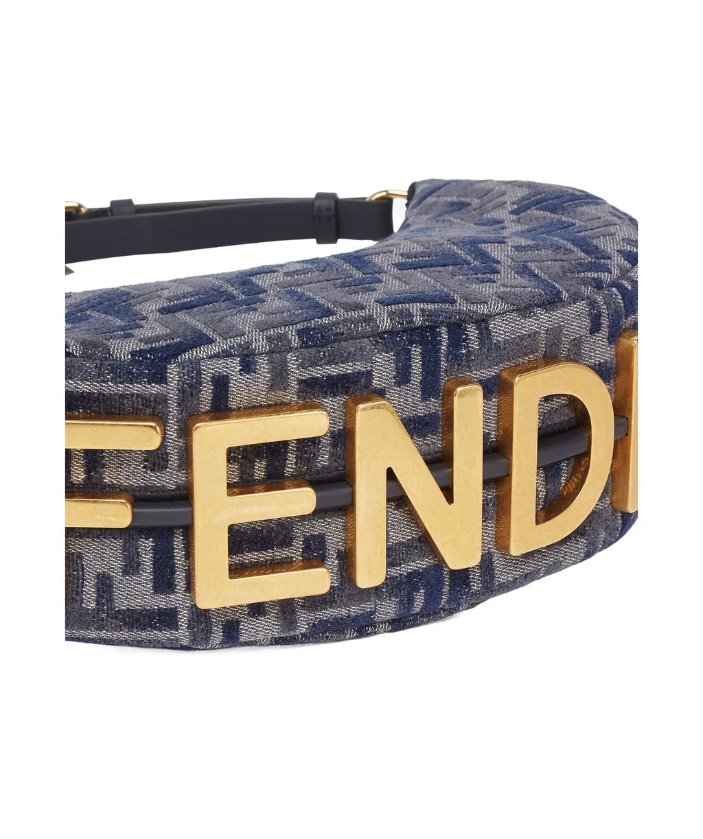 Fendigraphy Monogrammed Small Shoulder Bag