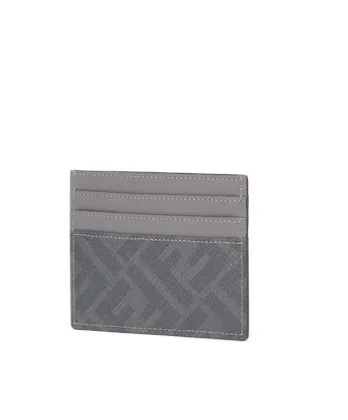 Diagonal Ff Printed Card Holder