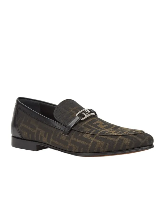 O'lock Ff Jacquard Slip-On Loafers