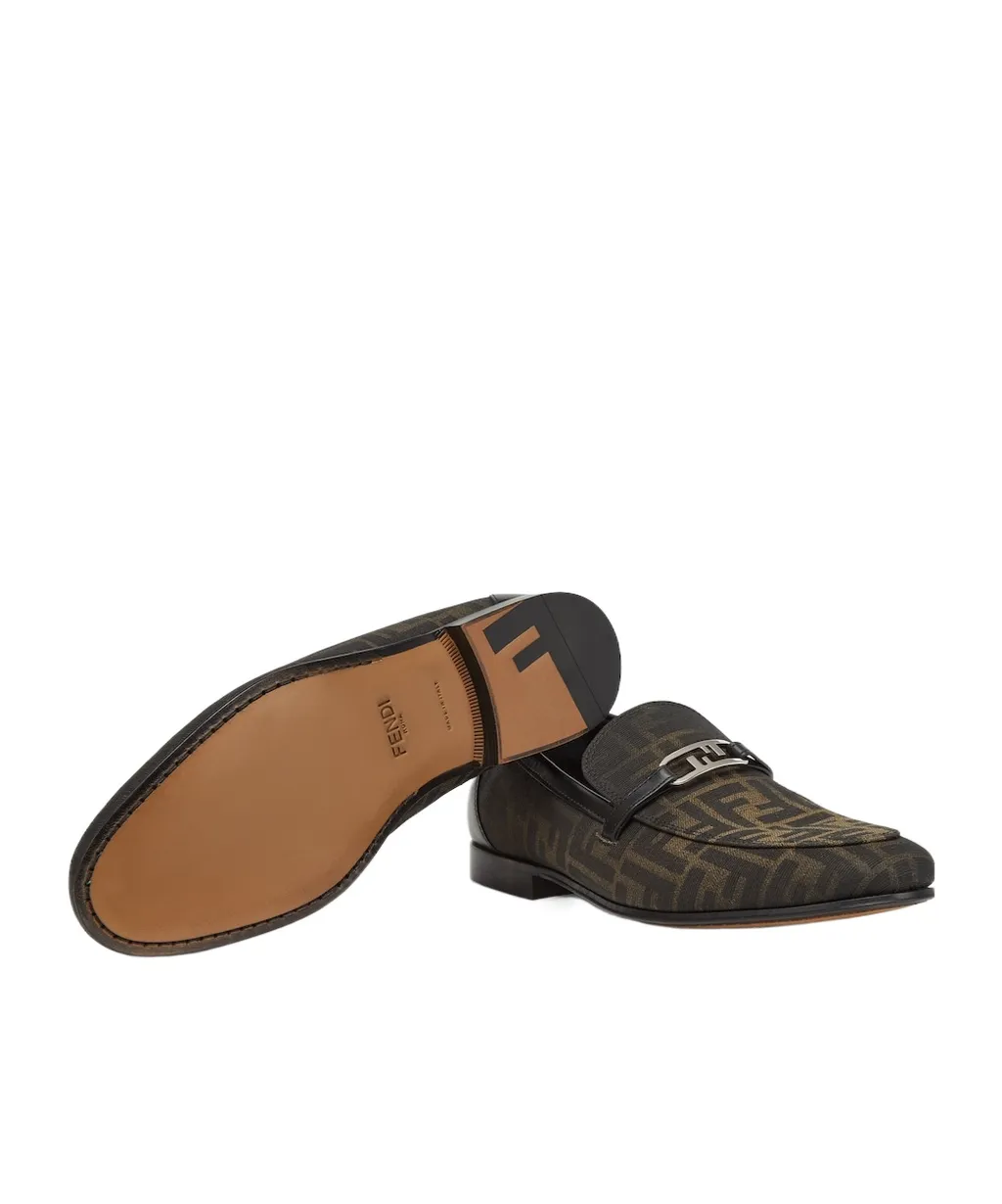 O'lock Ff Jacquard Slip-On Loafers