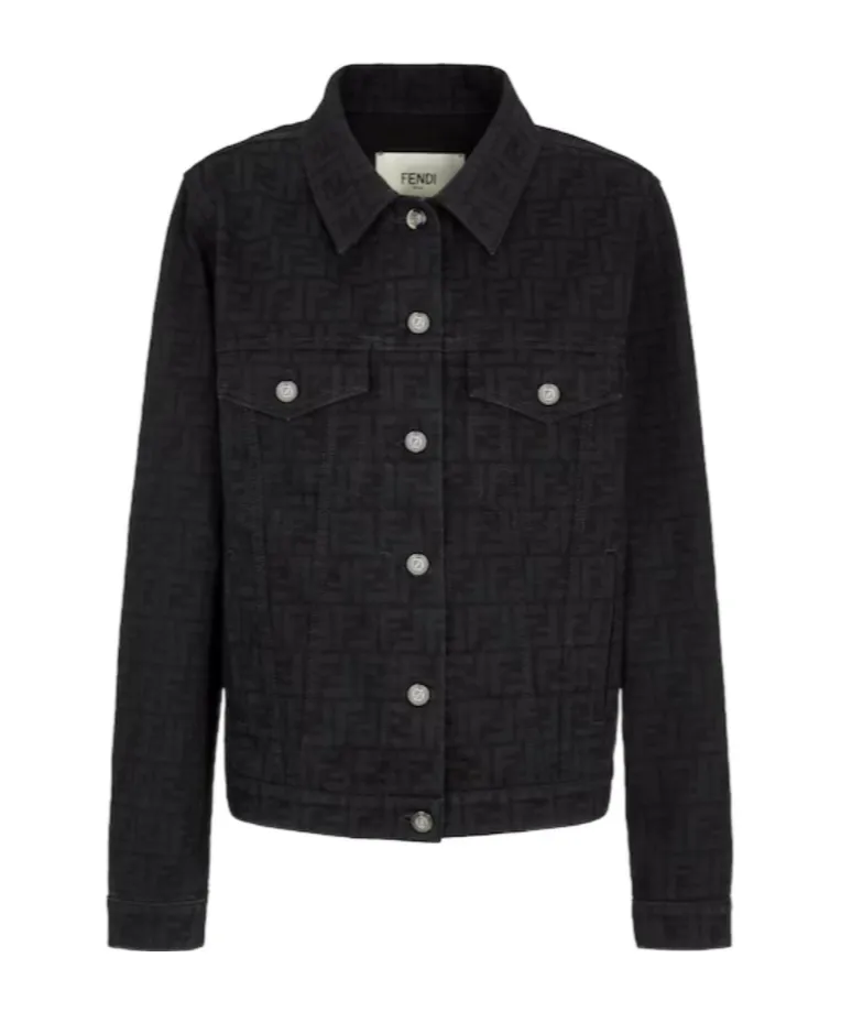 Logo Detailed Denim Jacket