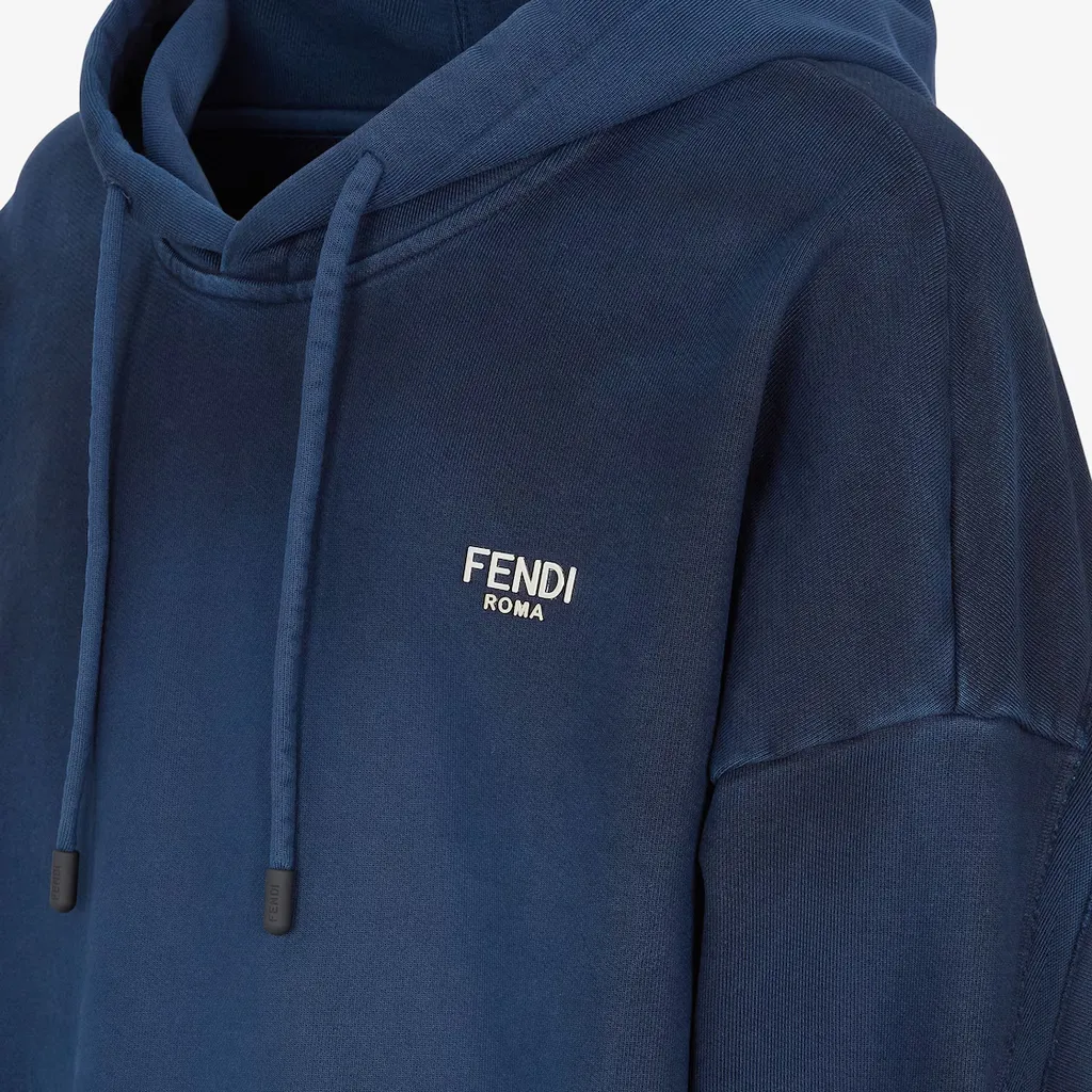 Logo Lettering Drawstring Hoodie