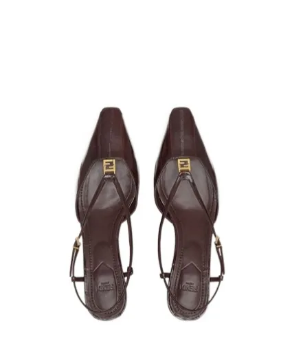 Eel Leather Slingbacks