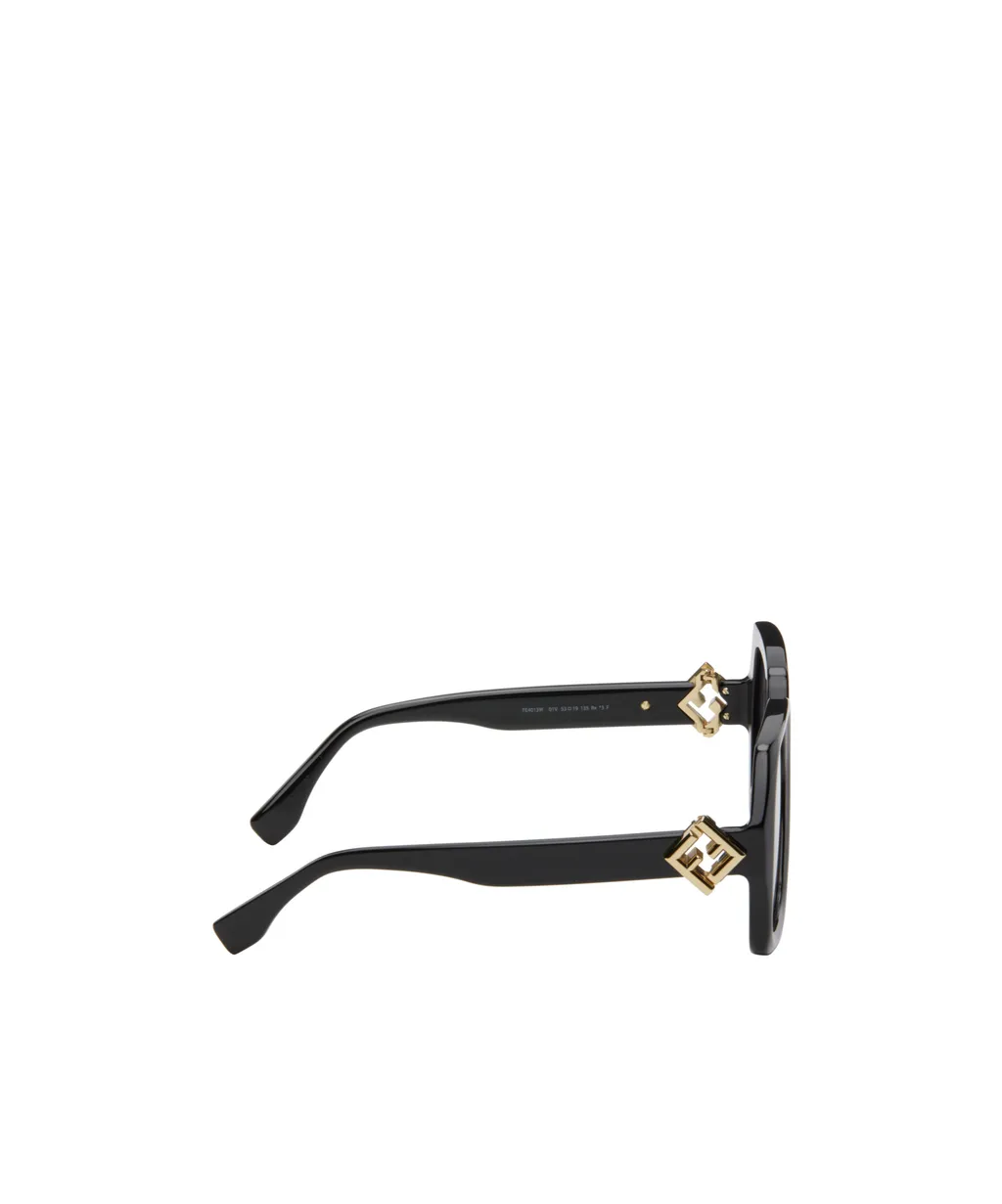 Geometric Frame Sunglasses