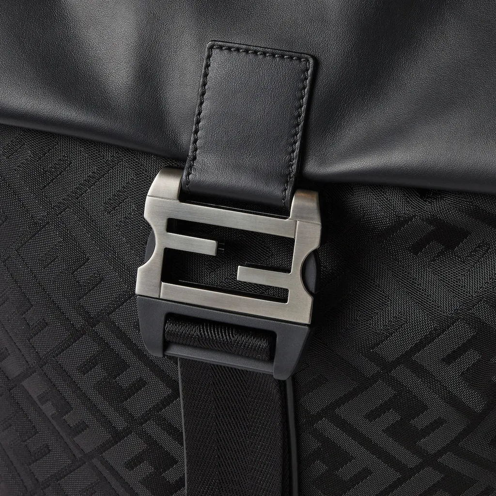 Flux Ff Motif Drawstring Backpack