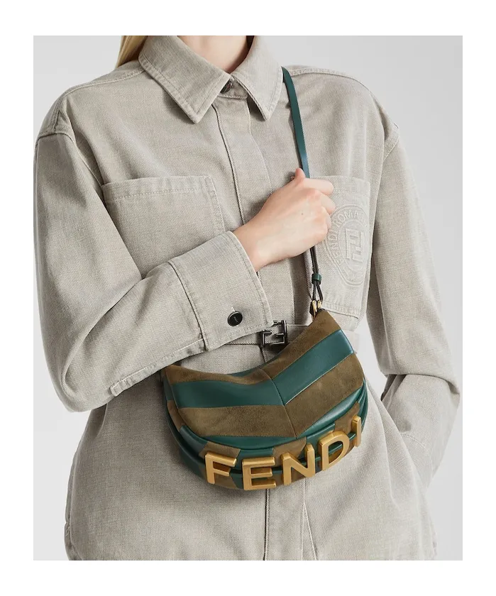 Fendigraphy Two-Toned Mini Tote Bag