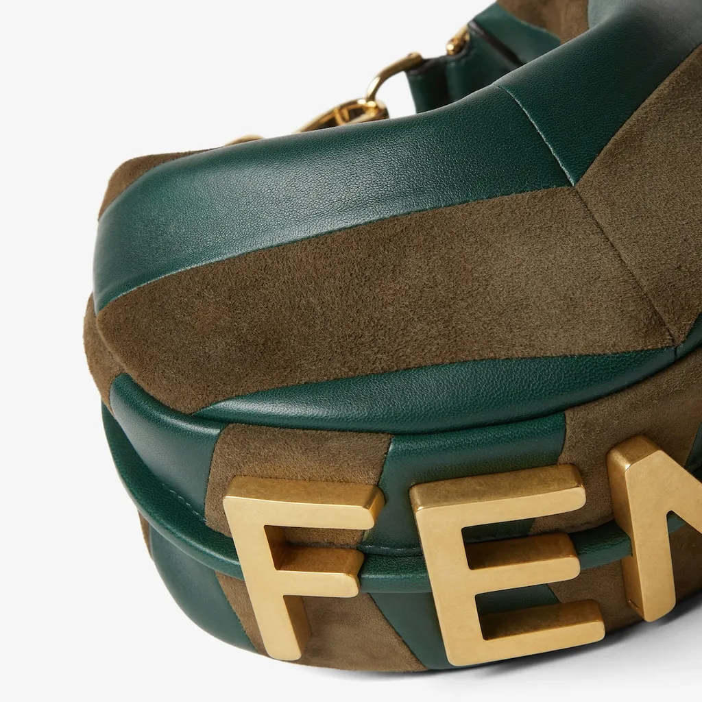 Fendigraphy Two-Toned Mini Tote Bag