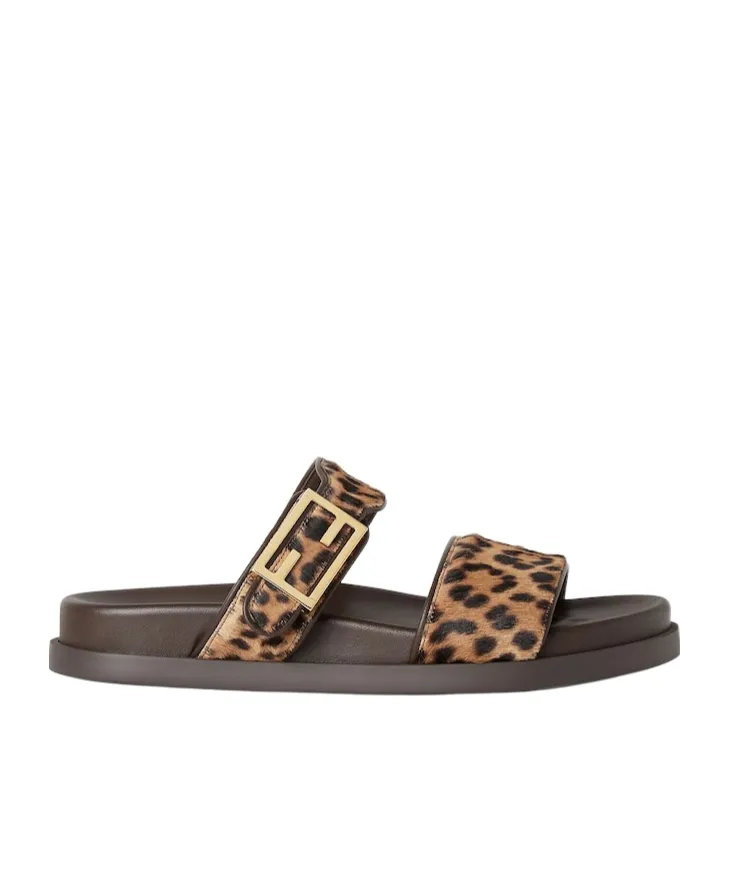 Feel Leopard Printed Sandals