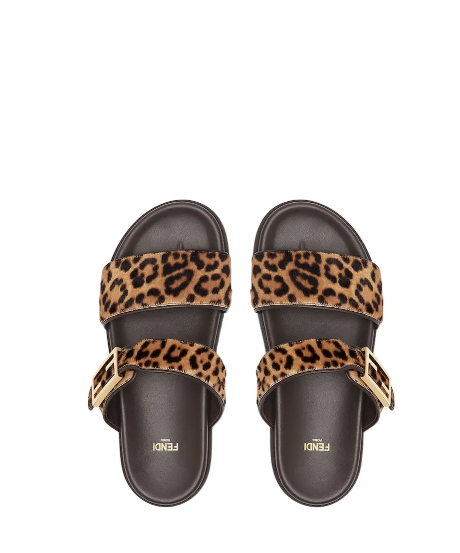 Feel Leopard Printed Sandals