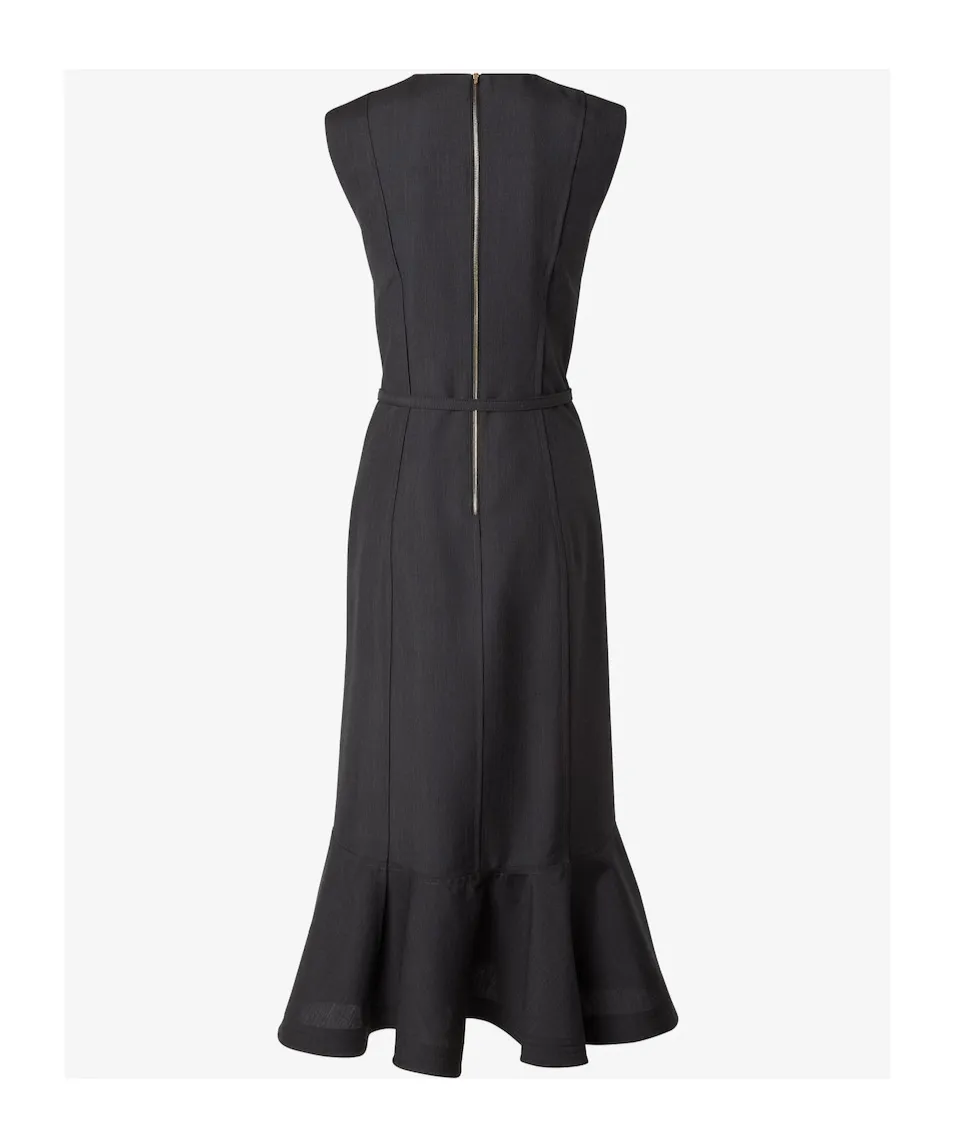 Gray Wool And Mohair Dress