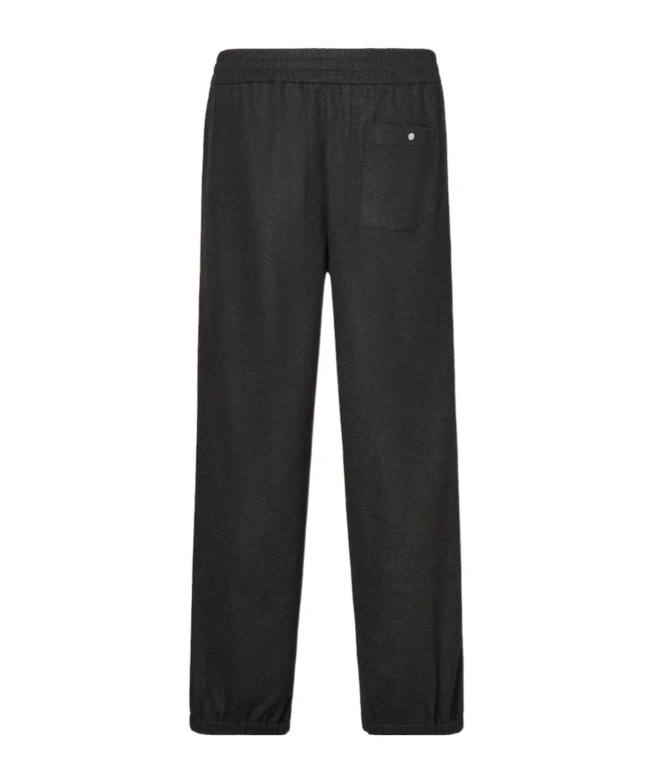 Elasticated Waist Straight-Leg Jogging Trousers