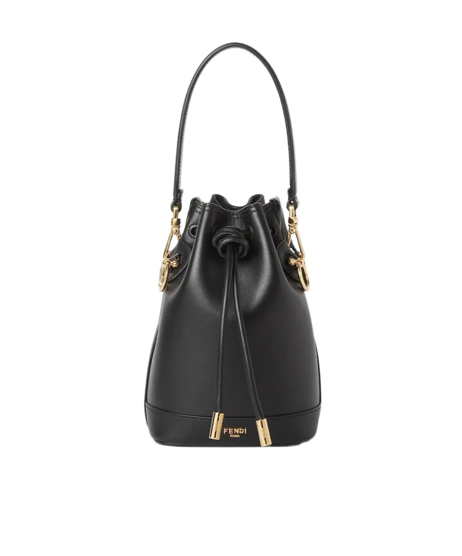 Mon Tresor Drawstring Mini Bucket Bag
